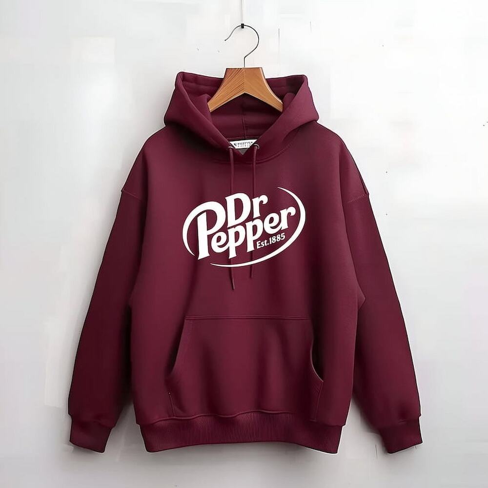 Gildan Dr Pepper Heavy Blend Hoodie - Burgundy, Small